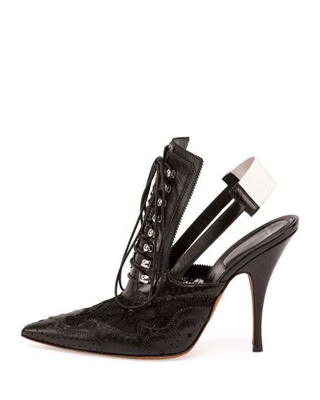 givenchy maremma|Givenchy Maremma Slingback Mules in Black Lace .